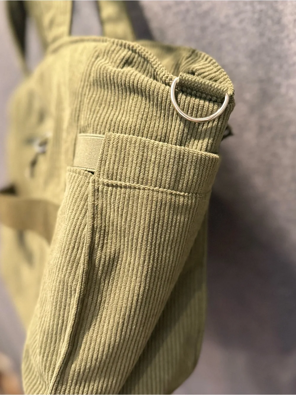 Bagstellar Olive Corduroy Tote/Travel Bag Pre-owned